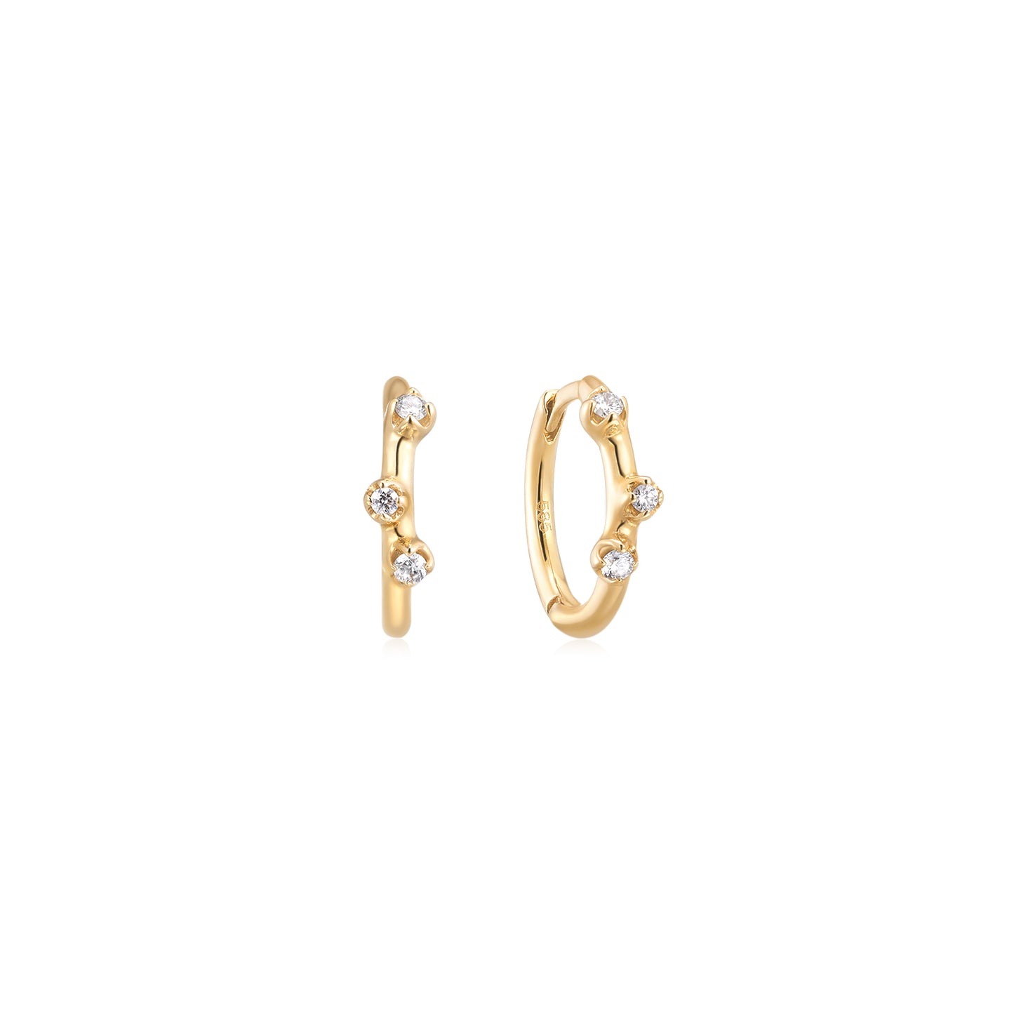 Simple Topaz Hoop