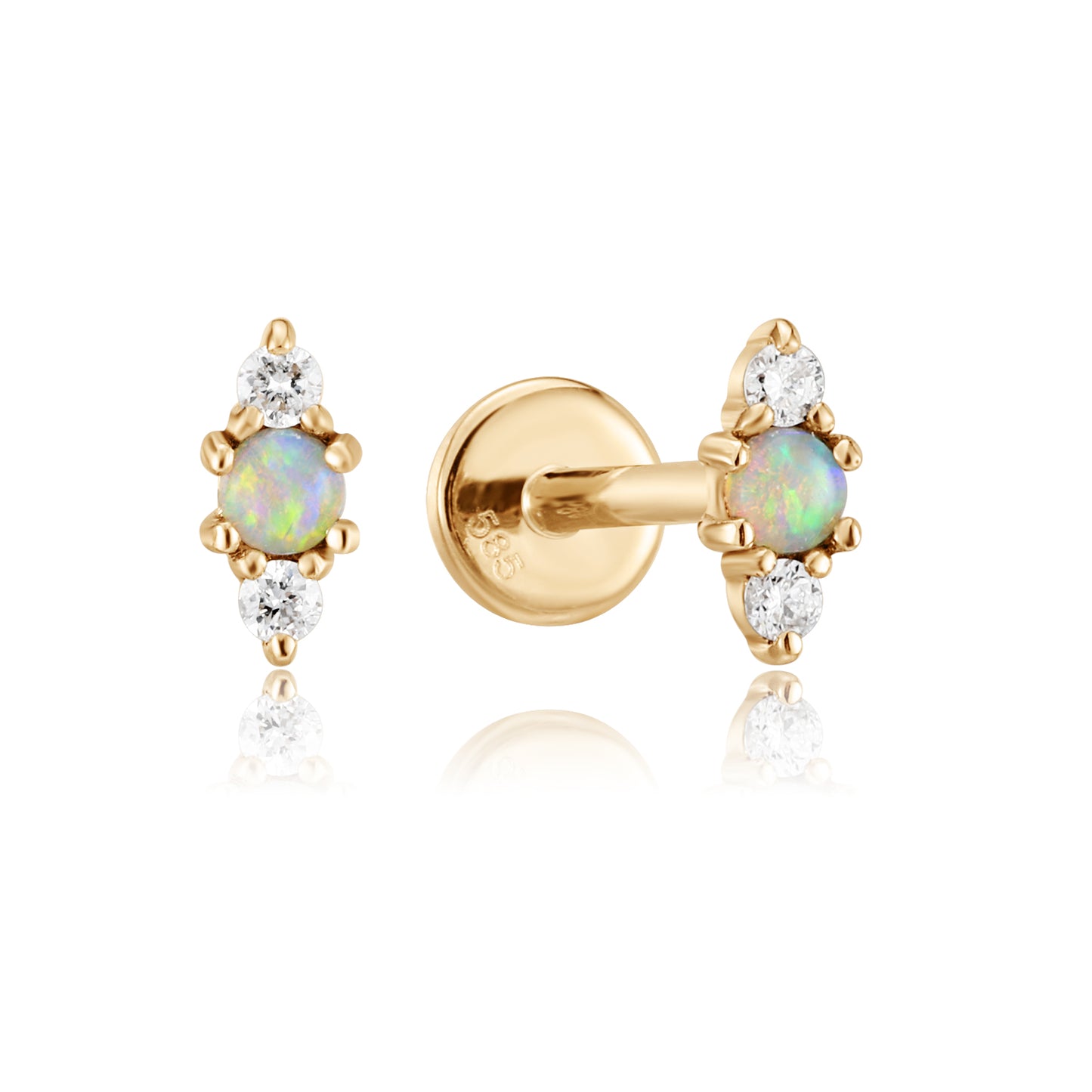 Small Opal Stud