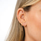 Simple Topaz Hoop