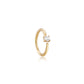 Single Topaz Hoop