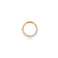 Topaz Spike Hoop