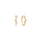 Simple Topaz Hoop