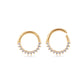 Topaz Spike Hoop